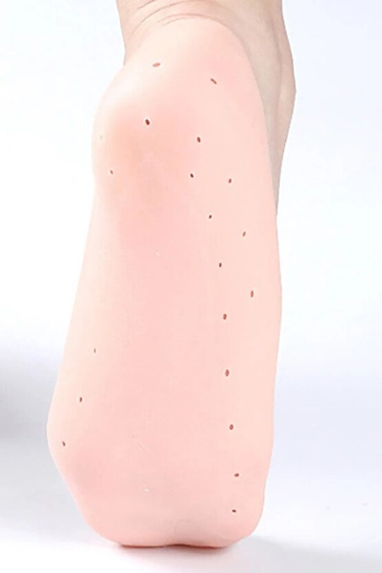 Main Shop Patik Ayak Topuk Çatlak Çorabı Ten Rengi Çorap Topuk Çatlak Giderici Ayak Bakım M-032