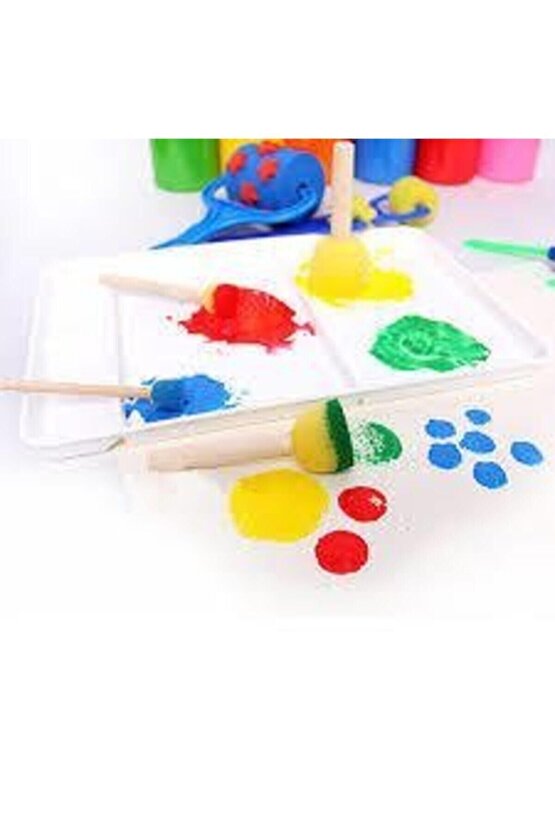 Sünger Tampon 4 Farklı Boy Baskı Süngerleri