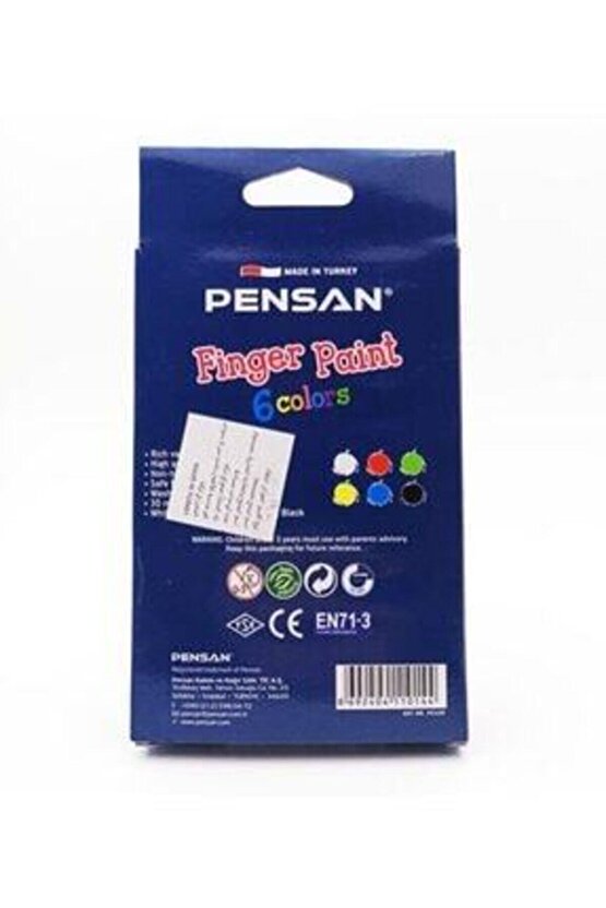 6 Renk Parmak Boyası Karışık