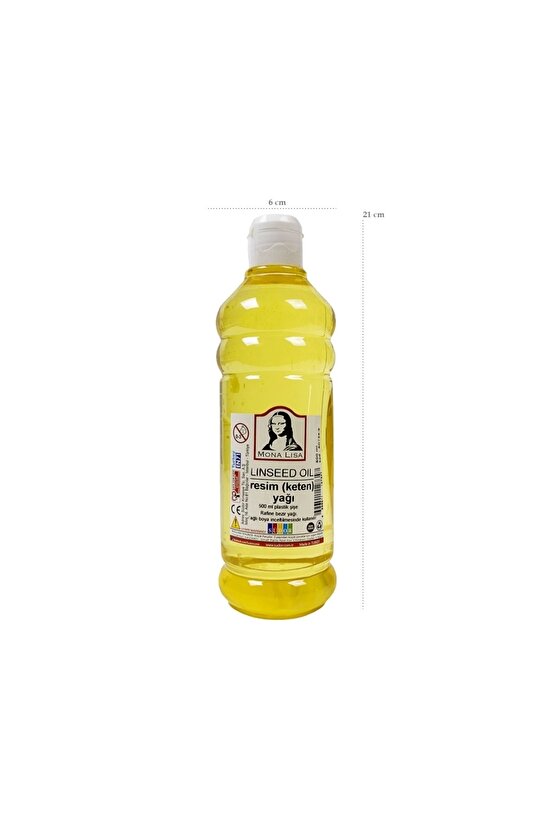 Mona Lisa Resim Yağı (Linseed Oil) 500 Ml.