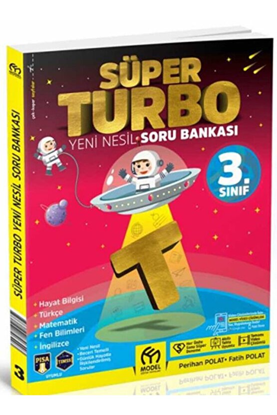 3. Sınıf Süper Turbo Yeni Nesil Soru Bankası  Fatih Polat  Model Eğitim Yayıncılık  9786257846493