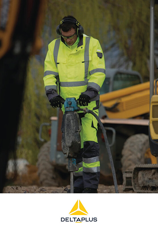 INTERLAGOS2 İş Güvenliği Baret Çift Plastik Kafa Bandı, Ayarlanabilir Ergonomik Tasarım