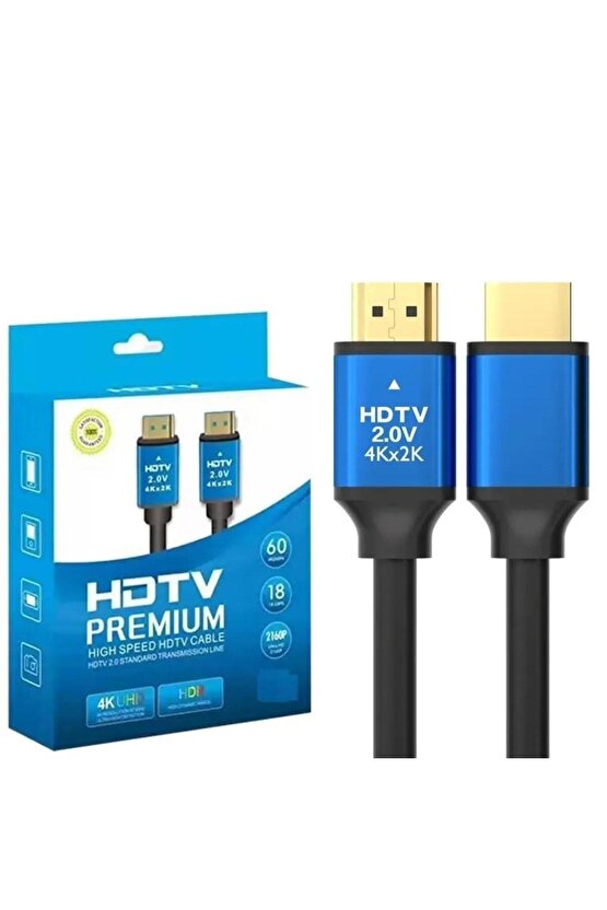 Hdtv Premıum Yüksek Hızlı 4k Ultra Hd Hdmı(A) 10 Metre Kablo 4k Uyumlu
