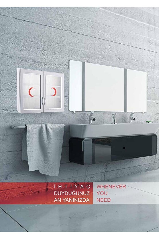 Pvc Iş Yeri 2 Kapak Ecza Dolabı