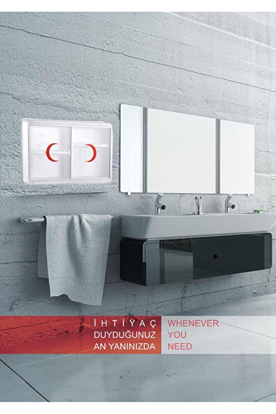 Plastik Iş Yeri Ecza Dolabı