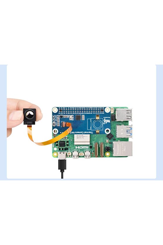 Thermal Camera 80x62 IR Termal Görüntüleme Modülü - Raspberry Pi 40PIN GPIO Uyumlu Kızılötesi Sensör