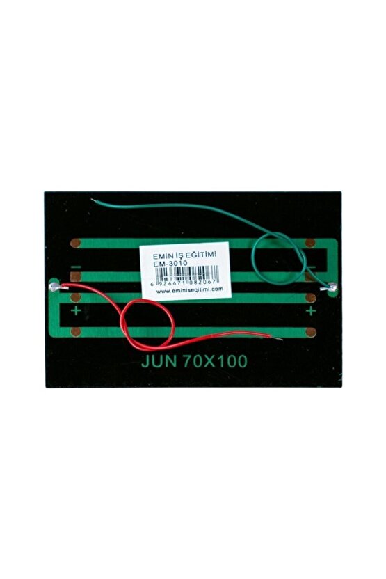 Küçük Mini Güneş Paneli 7cmx10cm 6 Volt 0,15 Amper Ve - Uç Kablo