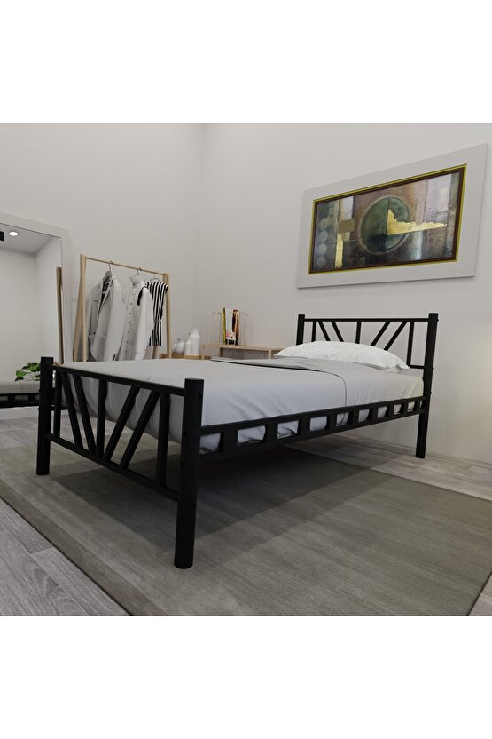 Gardenya Tek Kişilik Metal Karyola A Kalite, Ses Çıkarmaz ,Ölçülü Model Karyola