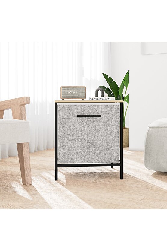 Çok Amaçlı Dolap 1 Çekmeceli Komodin Sehpa