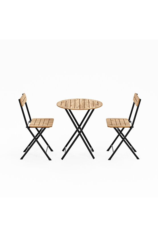 Bistro Takım Bahçe Masa Sandalye Yuvarlak