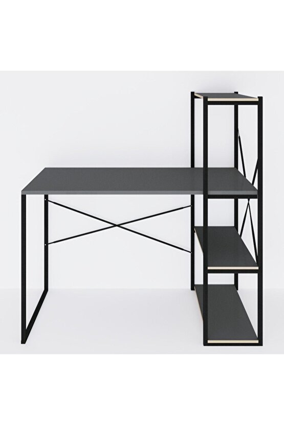 Kitaplıklı Çalışma Masası Bilgisayar Ofis Masası