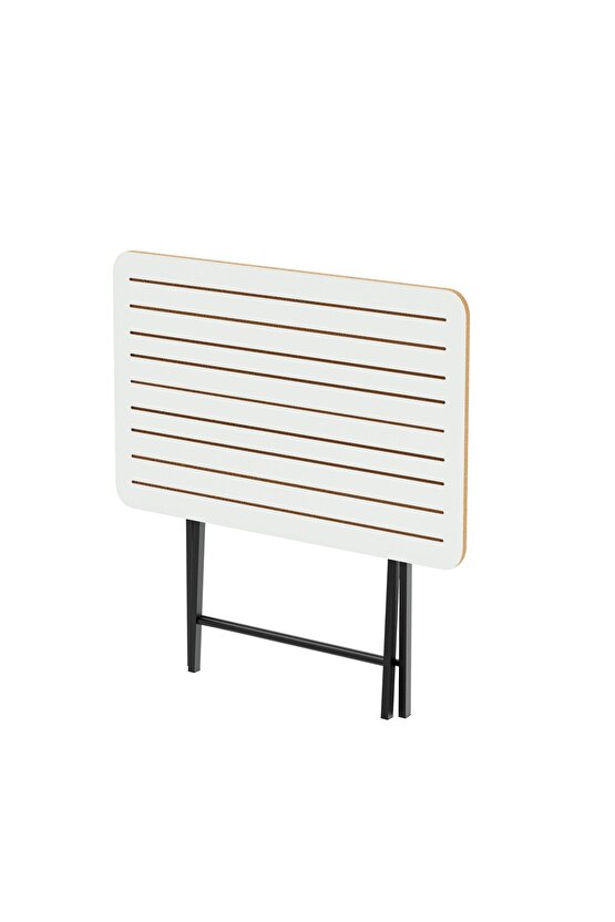 Katlanır 4 Kişilik Bahçe Masası Bistro Masa 55x90