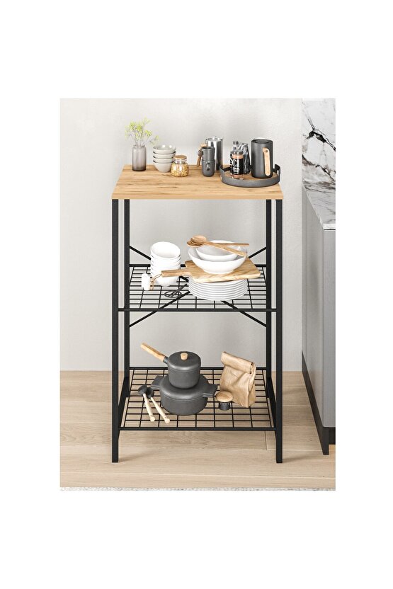 Çok Amaçlı Mutfak Rafı Bangosu Masa Dar