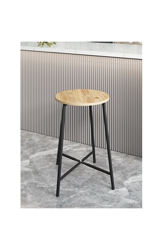 Bar Sandalyesi Bar Taburesi Mutfak Sandalyesi Çam 1522