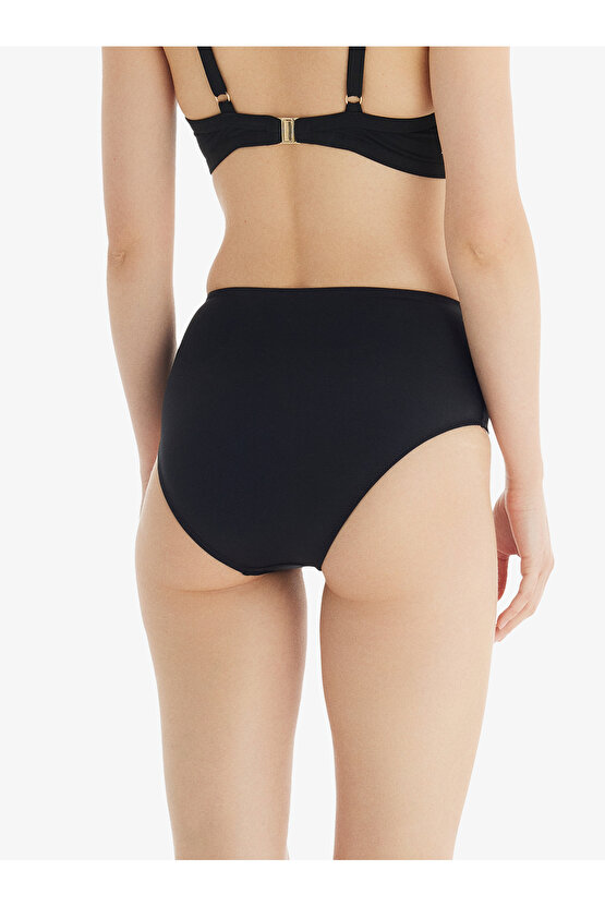 Kadın Yüksek Bel Bikini Altı 10730 - Siyah