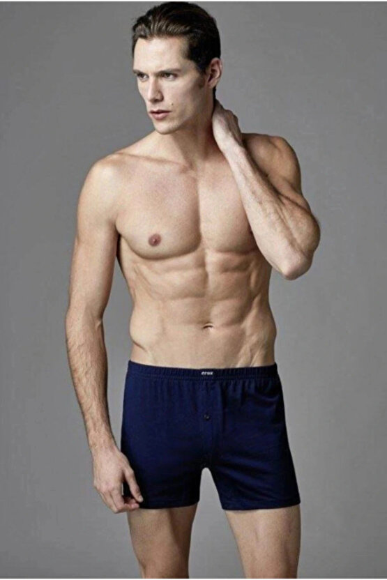 Erkek Boxer 2 Li Siyah Lacivert Yeni Sezon