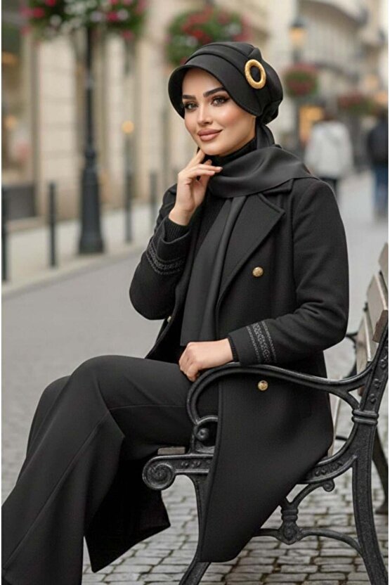 Hakiki Deri Siyah Kordonu LONGİNE &OMEGA Uyumlu PİM YERİ  22 MM TOKA KISMI 18 MM