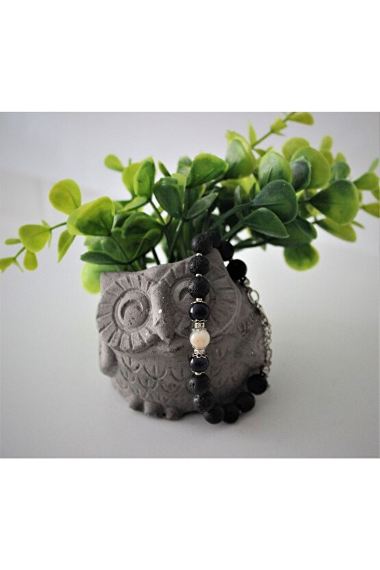 Gerçek Doğal Taş Citrine Yıldız Taşı Lava Değerli Taş Bileklik, Şifa Bilekliği, Kariyer Para Bolluk