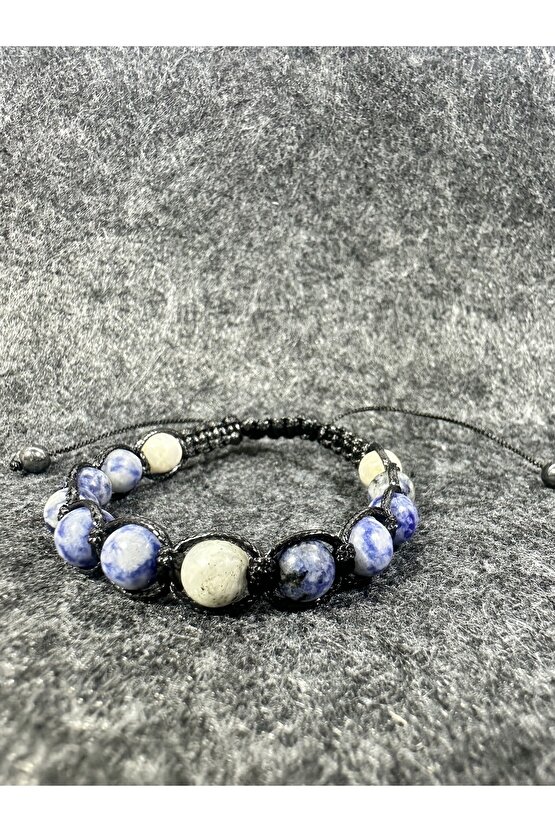 Doğaltaş Bileklik {azurit Taşı }