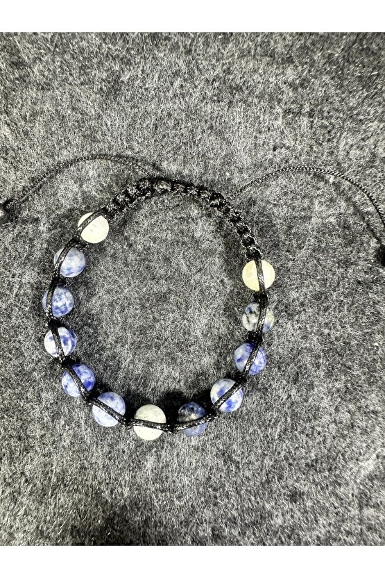 Doğaltaş Bileklik {azurit Taşı }