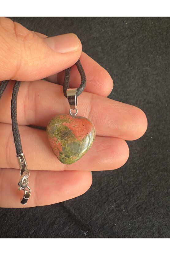 Doğaltaş Kolye (Unakit taşı )