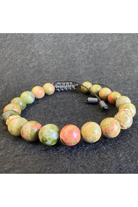 Unakit Doğaltaş makrome bileklik