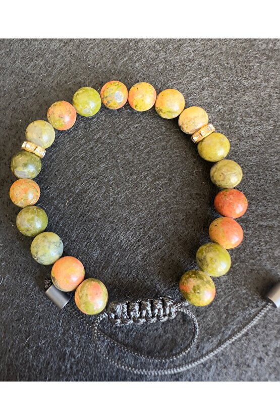 Unakit Doğaltaş makrome bileklik