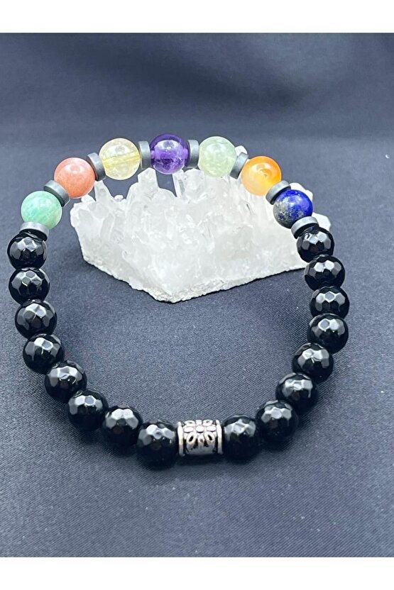 Sertifikalı Orijinallik Garantili Doğal Taş Çakra Bileklik