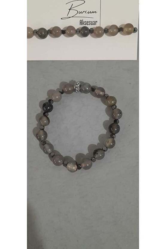 LABRADORİT TAŞI DOĞALTAŞ BİLEKLİK