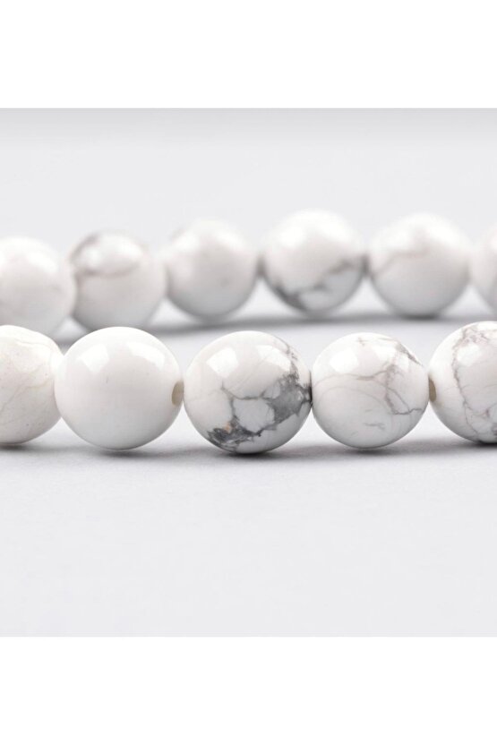 Doğal Taş Havlit Taşı Unisex Bileklik