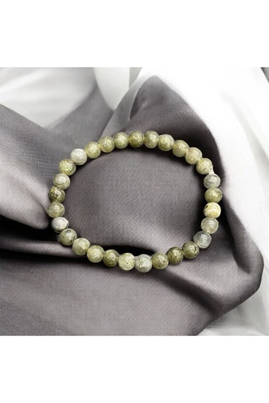 Labradorit Doğal Taş 6mm Bileklik