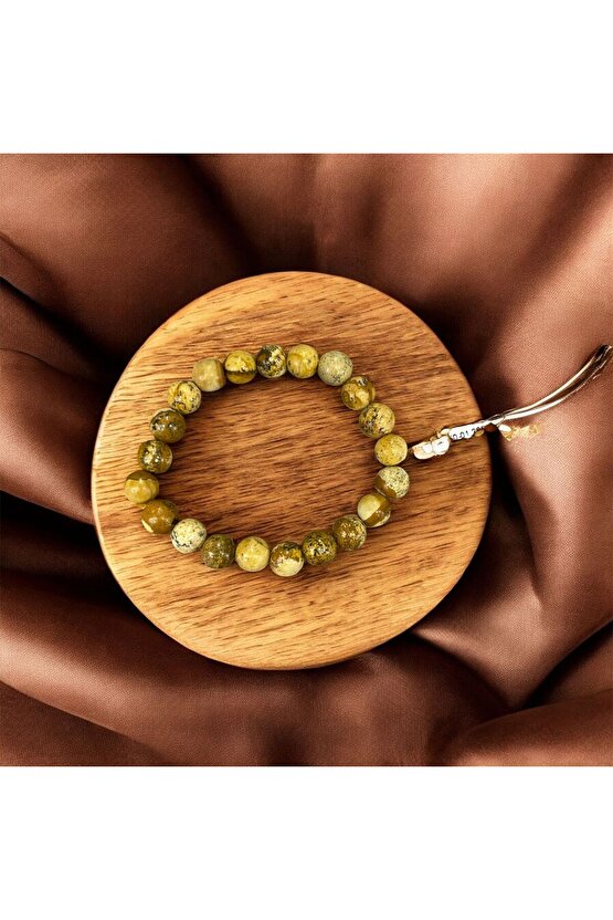 Odun Jasper 8mm Doğaltaş Bileklik