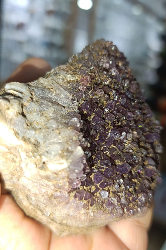 Ametist Taşı Ham Natural Doğaltaş Kütle 300 Gr