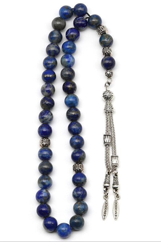 Lapis Lazuli Doğal Taş Tesbih 8 mm Yuvarlak Kesim