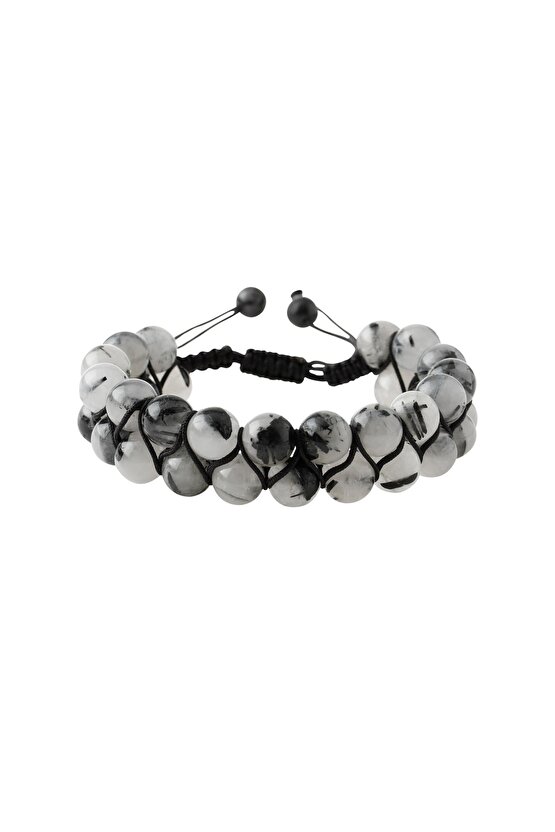 Kadın Deri Kapüşonlu Siyah Şişme Mont