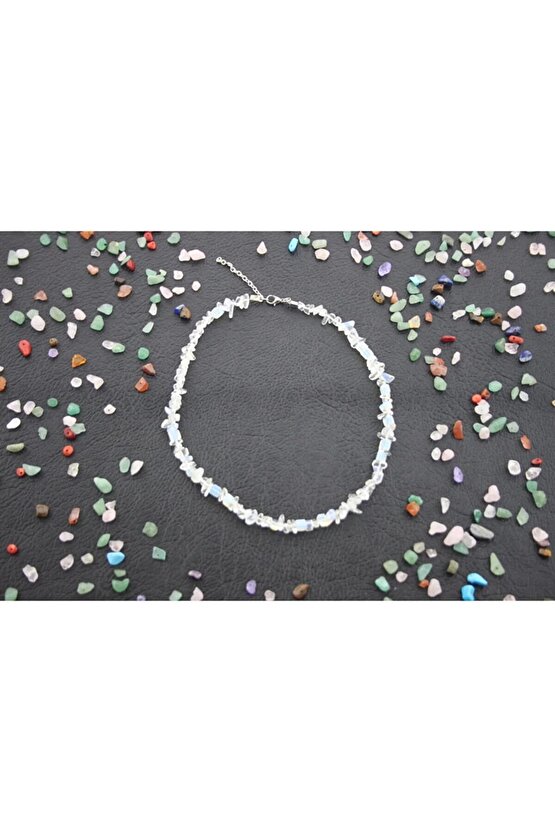 OPAL KIRIKTAŞ KOLYE DOĞAL TAŞ