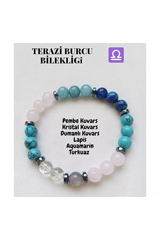 Terazi Burcu Doğaltaş Bileklik