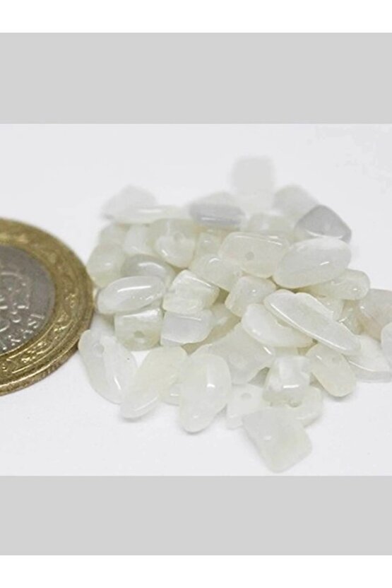 Gerçek Doğaltaş Delikli Aytaşı Taşı Mini Boy 50 Adet