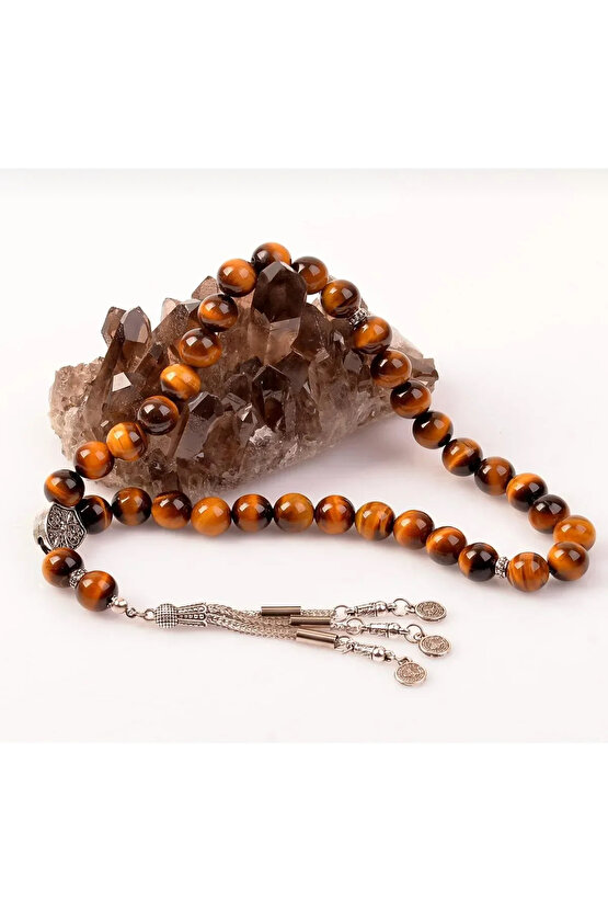 Kaplan Gözü Taşı Doğal Taş Tesbih