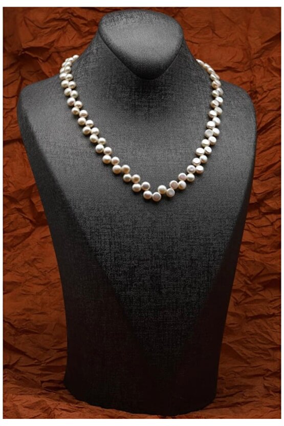 Gerçek Doğal İnci Şekilsiz Kolye ( A Kalite )