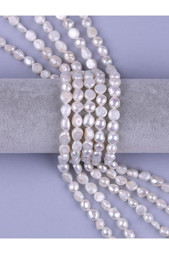 Sakız İnci Doğal Taş Kolye 8 mm