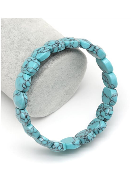 Turkuaz Firuze Doğal Taş Roleks Bileklik