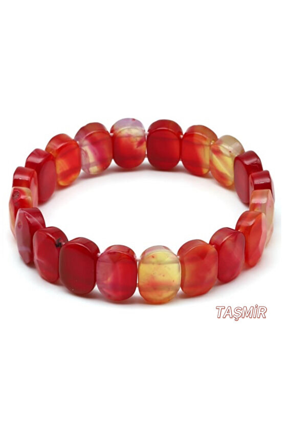 Akik Doğal Taş Roleks Bileklik 10 x 14 mm