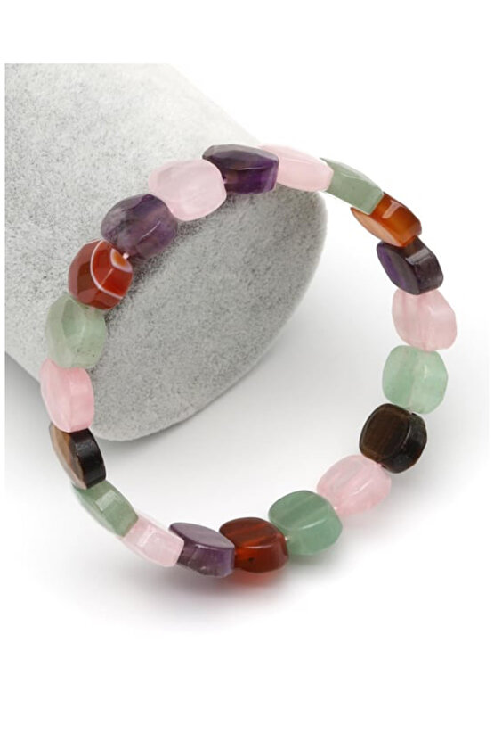 Çakra Doğal Taş Roleks Bileklik 10 x 14 mm