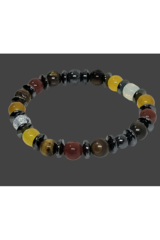 Doğal Taş Para Mıknatısı Bileklik