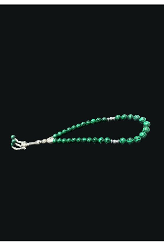 Doğaltaş Malahit  tespih