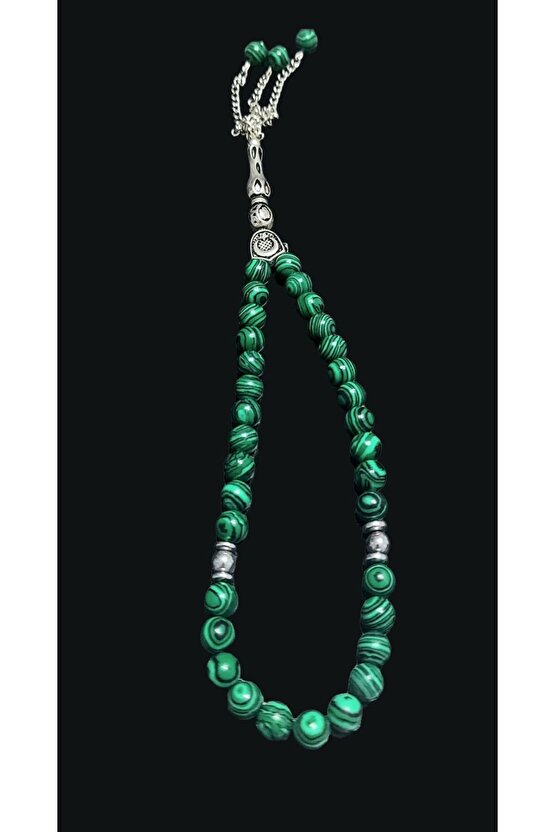 Doğaltaş Malahit  tespih