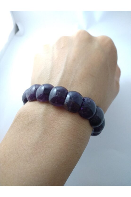 Ametist Taşı Bileklik Doğaltaş Unisex Bileklik