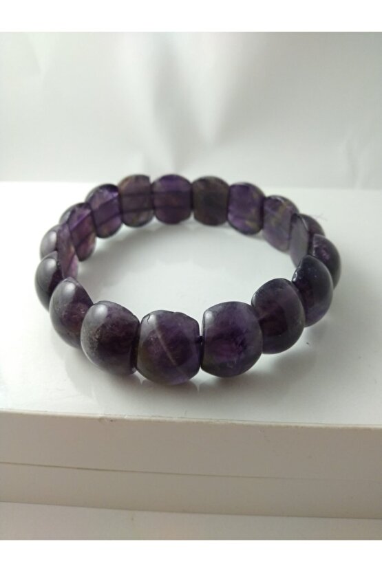 Ametist Taşı Bileklik Doğaltaş Unisex Bileklik