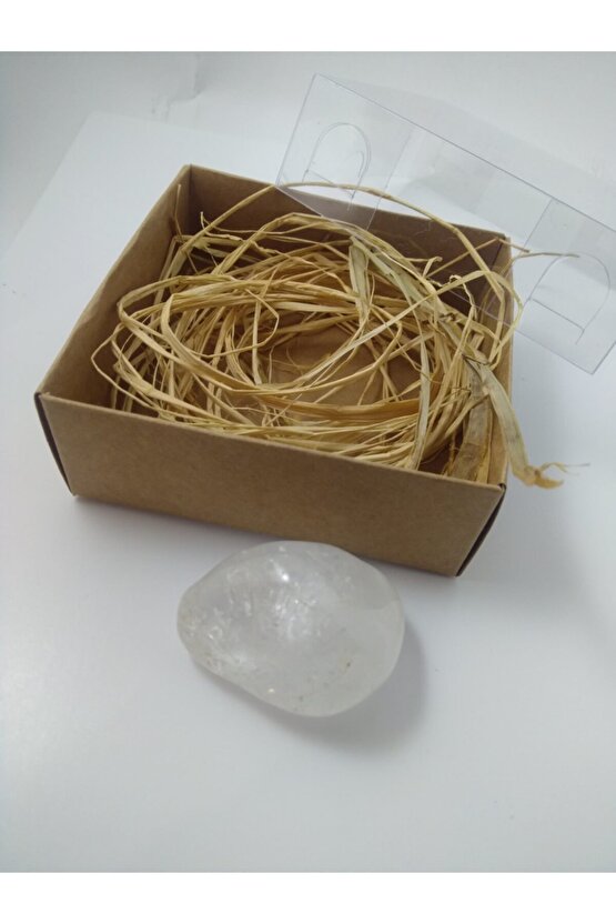 Kuvars Taşı Biblo Ham Doğaltaş Biblo 35-40 gr